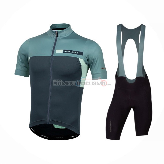 Abbigliamento Ciclismo Pearl Izumi Manica Corta 2021 Spento Verde